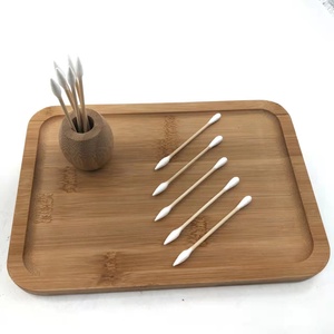 Bamboe Stok Wattenstaafjes Oor Schoonmaken Knoppen Wit Wattenstaafje Voor Make-Up - Product Image 3