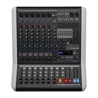Mélangeur de puissance professionnel série RAT Table de mixage audio 24DSP 300W avec amplificateur