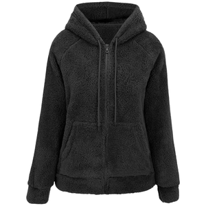 Sudadera Unisex Personalizada con Capucha, Manga Larga, Cierre Completo, Gruesa, Felpa, Suave, de Forro Polar, Ecológica, 100% Poliéster - Product Image 4