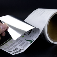 Étiquettes autocollantes holographiques laser BOPP pour cosmétiques, imperméables, résistantes à la déchirure, écologiques, mates, avec logo UV partiel