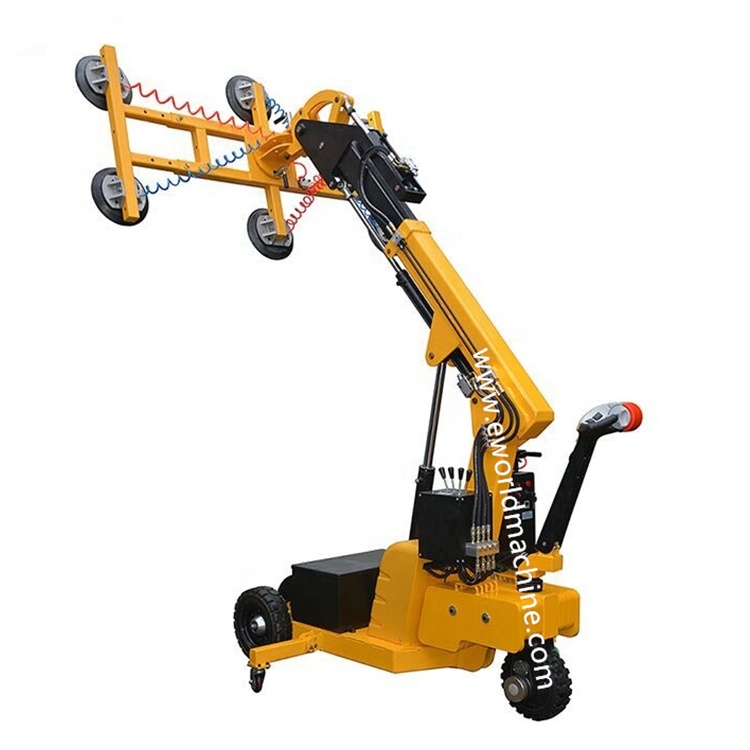 Eworld Robot Vacuum Glass Lifting Or Loading 300KG Glass Machine 4 Suckers Vacuum Glass Lifter Price