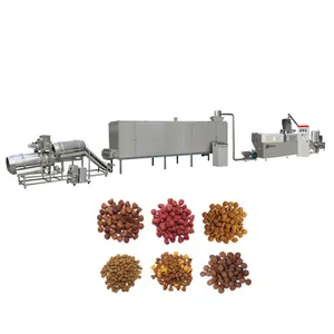 Seco Pet Feed Pellet Fazendo Máquina Cat Dog Bird Food Extrusão Feed Equipment Linha De Processamento