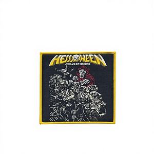 Écussons tissés personnalisés pour vêtements, chapeaux, sacs - Tissu en toile écologique avec forme de cœur, couleurs et logos personnalisés - Product Image 1