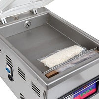 Machine de mise sous vide électrique à chambre unique WANHE Dz400 pour viande de poulet, aliments, fromage, dattes, légumes, film