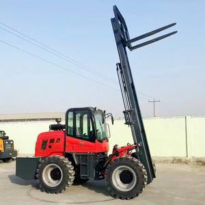 סינית <span class=keywords><strong>4wd</strong></span> 3.5ton 4ton 5ton מחוץ לכביש מלגזה מכונה דיזל שטח קשה מלגזה למכירה - Product Image 5