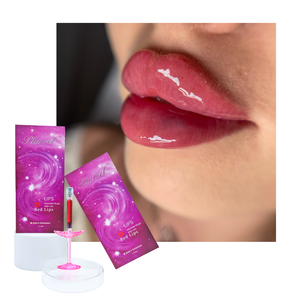 Plurvel Lip and <strong>Cheek</strong> Gel Red Volume Filler with Vitamin B12 + Crosslinked Hyaluronic Acid for Lip Shaping Sensitivity Calming - Product Image 1