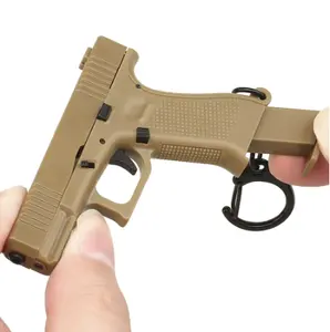 Тактический Брелок для ключей z084 Glock 45, пластиковый, с подвижным рычагом и магазином