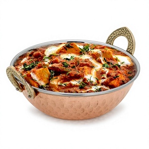 Nouvel Arrivage Ustensiles de Cuisine Classiques en Acier Inoxydable Martelé avec Poignée en Cuivre, Article le Plus Vendu, Véritable Grossiste en Vente - Product Image 1
