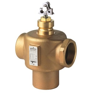 Válvula de Control de Tres Vías Siemens de 25 mm y 40 mm para Regulación de Flujo de Agua, Uso en HVAC - Product Image 2