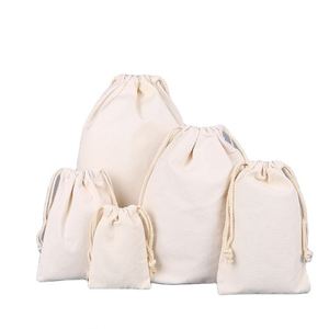 Ordinary Organic Cotton Drawstring <b>Dust</b> <b>Bag</b> Recycled Durable Canvas Handled Jute <b>Bag</b> Rope for Halloween Christmas Candy <b>Bag</b> - Product Image 2