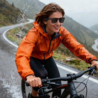 Audífonos Devia Open-Ear Bt 5.4, Resistentes al Agua IPX5, Protección UV400, Gafas con Ganchos para las Orejas, Cancelación de Ruido ENC para Deportes y Correr