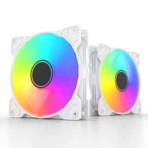 พัดลมระบายความร้อนซีพียู ARGB <span class=keywords><strong>LED</strong></span> ขนาด 140 มม. PWM สำหรับเคสเกมมิ่ง พร้อมตัวอย่างฟรี แรงดันไฟฟ้า 12V ลูกปืนแบบ Full-Guide - Product Image 1