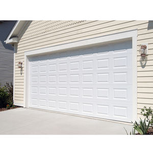 Livraison rapide <span class=keywords><strong>porte</strong></span> de garage <span class=keywords><strong>sectionnelle</strong></span> en acier isolé avec panneau de 40 mm 16X7 16X8 - Product Image 1