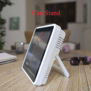 Jam stasiun <span class=keywords><strong>Monitor</strong></span>, LCD USB elektronik Digital <span class=keywords><strong>thermo</strong></span>-higrometer dalam dan luar ruangan OEM ODM - Product Image 5
