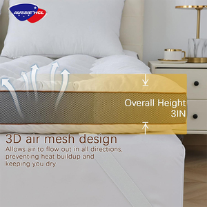 Couvre-matelas doux et <span class=keywords><strong>moelleux</strong></span> Protège-matelas pliable <span class=keywords><strong>Surmatelas</strong></span> en mousse à mémoire de forme pour hôtel à la maison - Product Image 5
