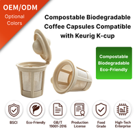 Capsules de café biodégradables compostables en gros, capsules vides pour poudre de café