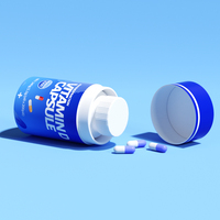 Haute qualité papier hermétique médicament produit pilule papier Tube forme ronde Capsule bouteille vitamine pilule emballage Tube