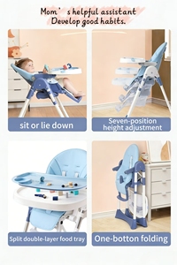 <span class=keywords><strong>Chaise</strong></span> <span class=keywords><strong>haute</strong></span> bébé moderne réglable, pliable, portable, en plastique de <span class=keywords><strong>haute</strong></span> qualité, vente en gros, <span class=keywords><strong>chaise</strong></span> <span class=keywords><strong>haute</strong></span> <span class=keywords><strong>pour</strong></span> l'alimentation des bébés, <span class=keywords><strong>harnais</strong></span> 5 points - Product Image 2