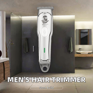 <span class=keywords><strong>2025</strong></span>年コードレスひげトリマーと毛クリッパー用男性用ステンレススチールブレードUSB電源家庭用 - Product Image 4