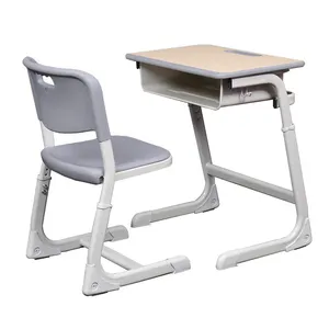 C-Typ hochwertig neuestes Design Metallstisch-Stuhl-Set für Schüler zum Lernen anpassbare Schulmöbel Tische und Stühle