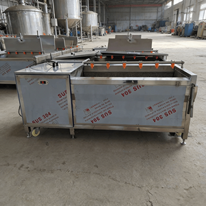 <span class=keywords><strong>Machine</strong></span> de nettoyage à rouleaux multifonctionnelle pour le lavage et le pelage des légumes, ligne de traitement combinée - Product Image 1