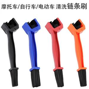 Cepillo limpiador de cadena de bicicleta con mango largo para herramientas de mantenimiento de bicicletas de montaña, cepillo de plástico negro Ztc476 - Product Image 3