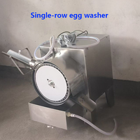 QDMECH Lage Prijs Commerciële Motor Aangedreven Water RVS Kleine Automatische Eierwasmachine Multifunctioneel