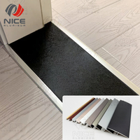 Style moderne 6063 T5 alliage d'aluminium T garniture prix usine OEM ODM carreaux muraux décoratifs profil d'angle de bord