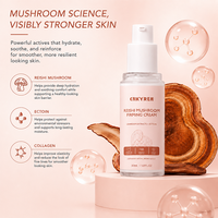 Crème raffermissante au champignon Reishi, hydratation intense, réparation de la peau avec collagène antioxydant stimulant pour tous les types de peau