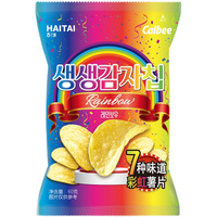 Vente chaude Coréen Pommes De Terre Chips Miel Beurre Saveur Vanille Citron 60g Exotique Snack Pommes De Terre Chips