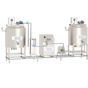 Usine de fabrication de crème glacée commerciale de 1000 litres, équipement de production laitière automatique en acier inoxydable - Product Image 1