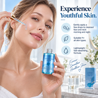 Sérum visage au peptide de cuivre bleu 30ml Sérum anti-âge raffermissant et lissant avec ingrédients au collagène et au beurre de karité