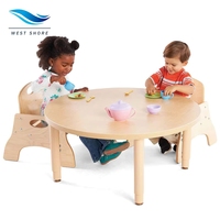 Chaise en bois Montessori ergonomique, chaise pour enfant avec des bords arrondis, base stable pour l'environnement d'apprentissage de la garderie préscolaire