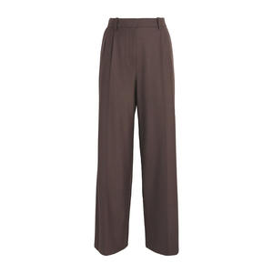 กางเกงขายาวทรงตรงสำหรับผู้หญิง ใส่สบายในช่วงกลางฤดูร้อน ทรงหลวม ใส่ได้ทุกวัน ระบายอากาศได้ดี ไม่ยับ เหมาะสำหรับใส่ทำงาน ใส่เที่ยวลำลอง ทรงปกติ - Product Image 1