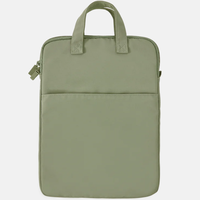 Sac à bandoulière pour ordinateur portable en nylon personnalisé pour femmes, housse pour ordinateur portable