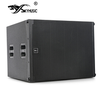 Subwoofer Profesional Activo de 18 Pulgadas, 1200W, Neodimio, Cardioide, para Sistemas de Sonido en Conciertos y Giras