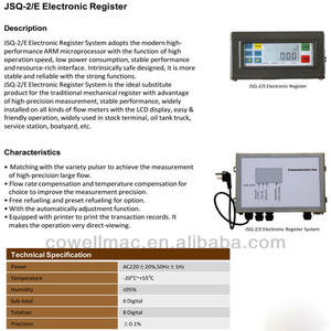 JSQ-2/E Verdrängungszähler Elektronischer Zähler mit Kommunikationsbox und Kontroll-Magnetventil für Öl-Anwendungen - Product Image 2