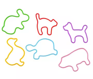 Fabricante hecho a medida múltiples formas/diseños bandas tontas de silicona juguete elástico realista de alta calidad - Product Image 3