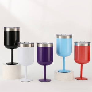 Nouvelles verres à <span class=keywords><strong>liqueur</strong></span> et à vin en acier inoxydable à double paroi isolés sous vide, mini, à pied, en forme <span class=keywords><strong>de</strong></span> U, modernes, simples et élégants pour la maison - Product Image 1