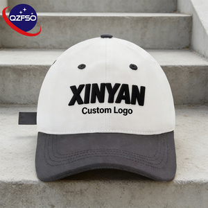 Gorra Trucker de 5 Paneles Personalizada QZFSO para Hombre, Gorra de Béisbol Bordada a Máquina, 100% Algodón, Ajustable, para Viajes al Aire Libre, Gorras de Moda - Product Image 1