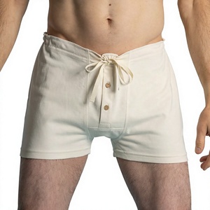 Calzoncillos Boxer de Cintura Media para Hombre, 100% Algodón Tejido, Antibacterianos, Cómodos, Sin Costuras, Logotipo en la Cintura, Talla 6XL - Product Image 3