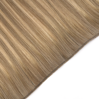 Extensions de cheveux humains Lanxun de qualité salon, invisibles, type papillon, avec micro-perles, double trame