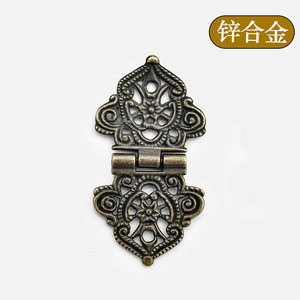 Charnière pointue en alliage de zinc, forme irrégulière bronze, pour boîte en bois, accessoires de bijouterie - Product Image 3