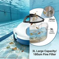 Robot de Limpieza de Piscinas Domésticas/Comerciales Pequeñas, Robot Automático Enterrado de Plástico Ecológico para Limpieza de Piscinas