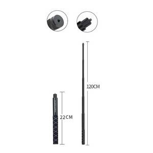 SORRISO Palo Selfie Invisible de 120 cm, Monopié de Aluminio, Extensión de Trípode para <span class=keywords><strong>Insta360</strong></span> X3/X2/<span class=keywords><strong>ONE</strong></span> <span class=keywords><strong>RS</strong></span> - Product Image 2