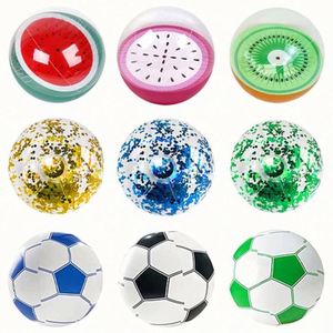 Ballon de plage gonflable personnalisé avec logo, PVC, six couleurs, pour la plage, le jeu aquatique, les fêtes à la piscine, jouet de plage Hawaï - Product Image 5