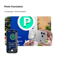 Dispositif de traduction vocale intelligent IA avec carte de visite NFC, traduction hors ligne, enregistrement de réunions et cartographie mentale IA