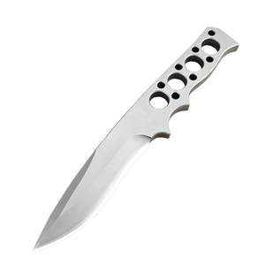 Cuchillo de Hoja Fija con Mango de Acero D2 de Espiga Completa para Caza, Camping y Defensa Personal, con Funda Kydex Personalizable y Soporte OEM - Product Image 4