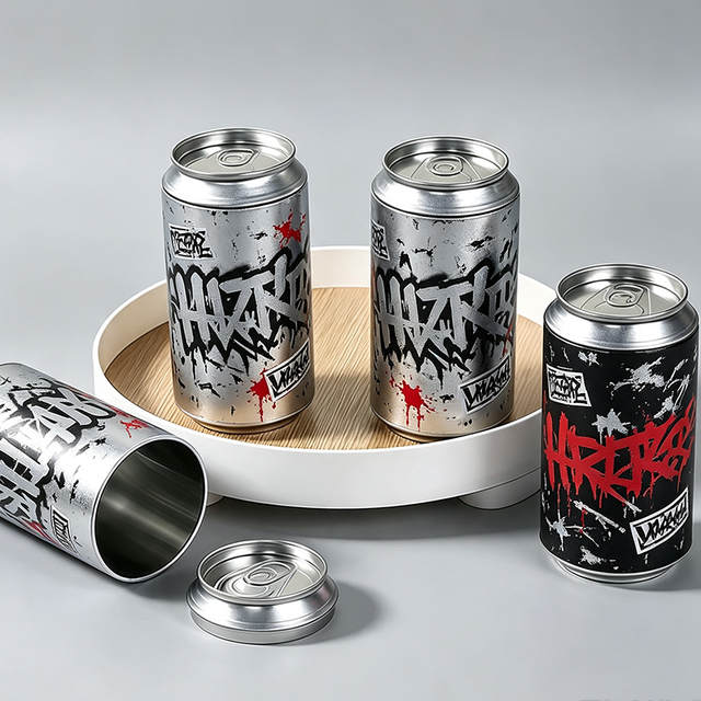 Custom Printed Metal Tin Can Shaped Box - Wholesale Decorative Canister with Logo for Towel and Coin Organization