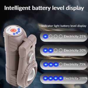 Ayarlanabilir mıknatıs 360 ° dönen ABS Cob açık kamp balıkçılık ve iş için çok ışık kaynağı ile LED far